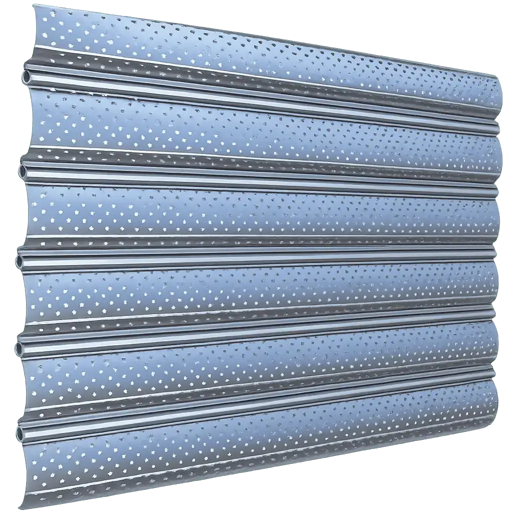 Rideau métallique lames microperforées - Visibilité et ventilation à Toulouse - DRM